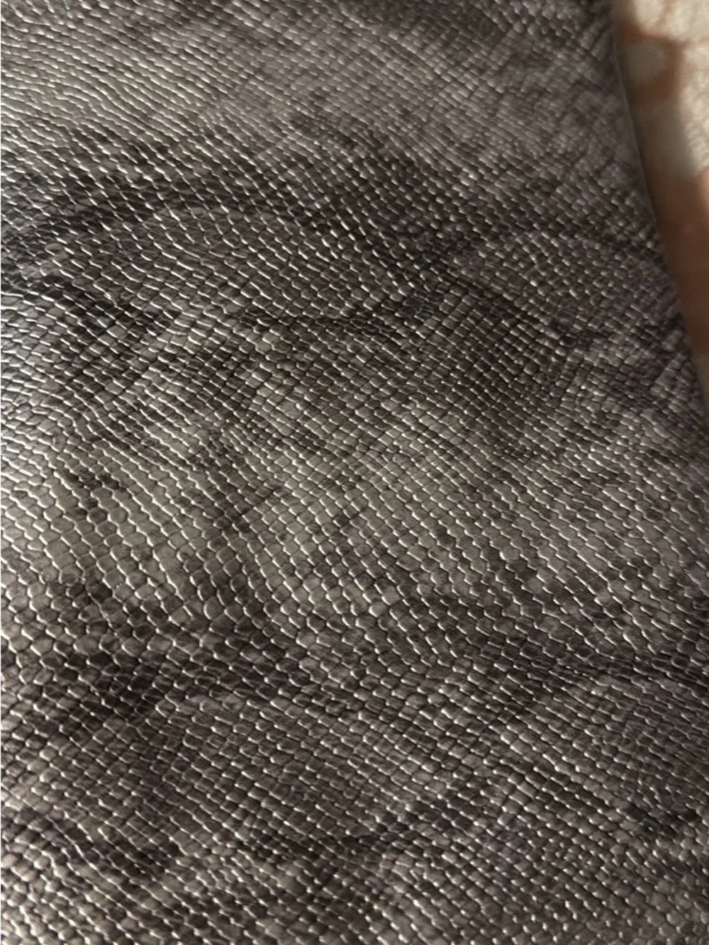 Ipsy Silver Textured Wristlet Clutch